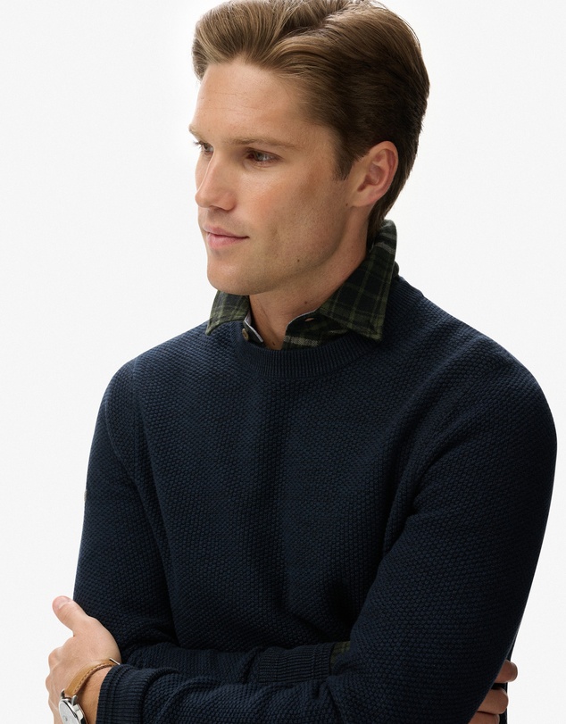 Superdry - Light Weight Cotton Texture Jumper