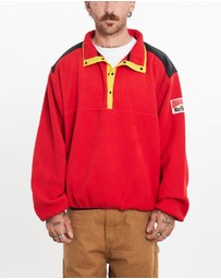 Vintage by The Real Deal - Pre Loved - Vintage 90s Marlboro Cigarettes Pullover Fleece Jacket