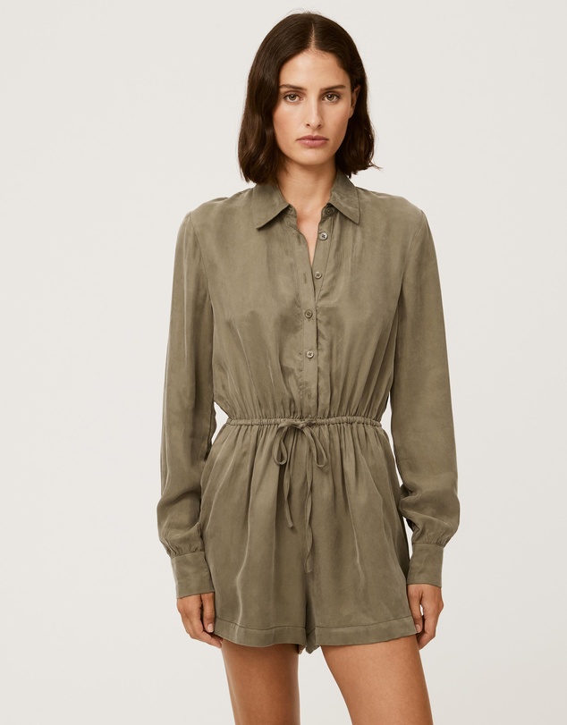 Calli - Pam Cupro Playsuit