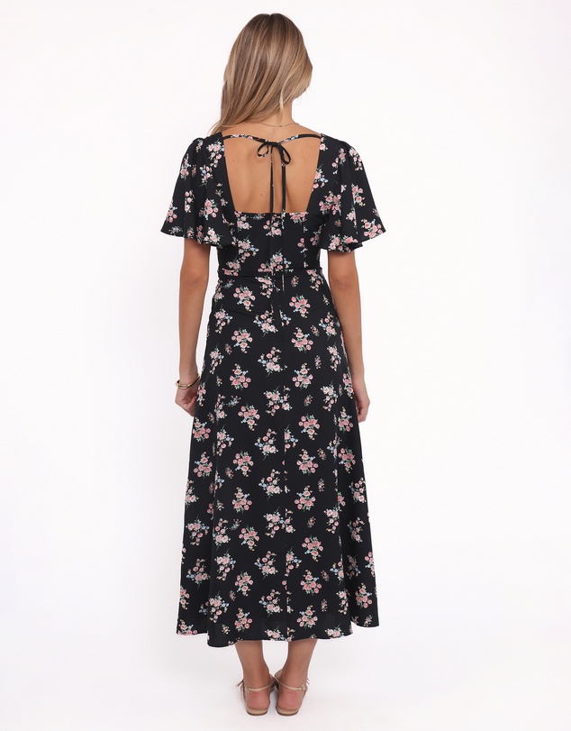 Petal & Pup - Savani Maxi Dress - Black Floral