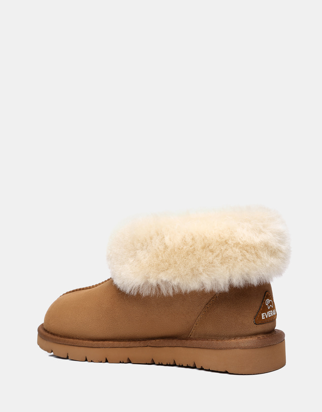 EVERAU - EverAU Ugg Mallow Slipper Sheepskin Upper House Shoes