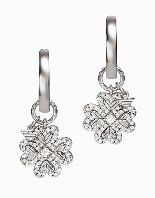 Emporio Armani - Silver Tone Earring