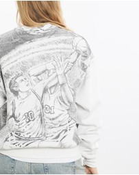 Vintage by The Real Deal - Pre Loved - Vintage 90s NCAA UNLV Rebels All Over Print Sweatshirt