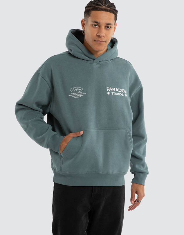 Nomadic Paradise - Echo Pines Oversized Hoodie