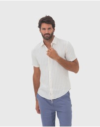Coast Clothing - Short Sleeve Linen Shirt - Beach