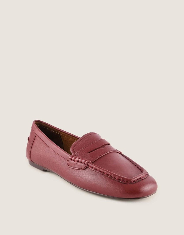 Shelly Shen - Kennedy Loafers Burgundy Leather