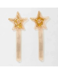 Sunnylife - Kids Inflatable Star Wand Princess Swan Gold Set of 2