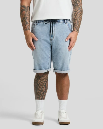 Johnny Bigg - Deran Knit Denim Short