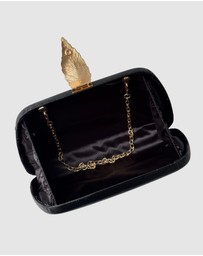 Izoa - Rebecca Clutch Black Vegan Leather