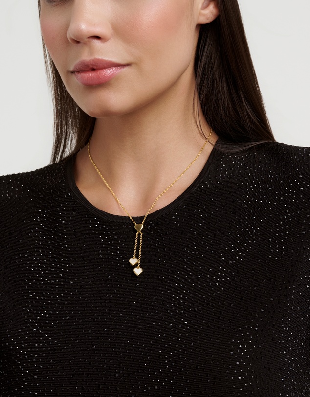 Ted Baker - SUKI: Pearl Shimmer Heart Drop Pendant