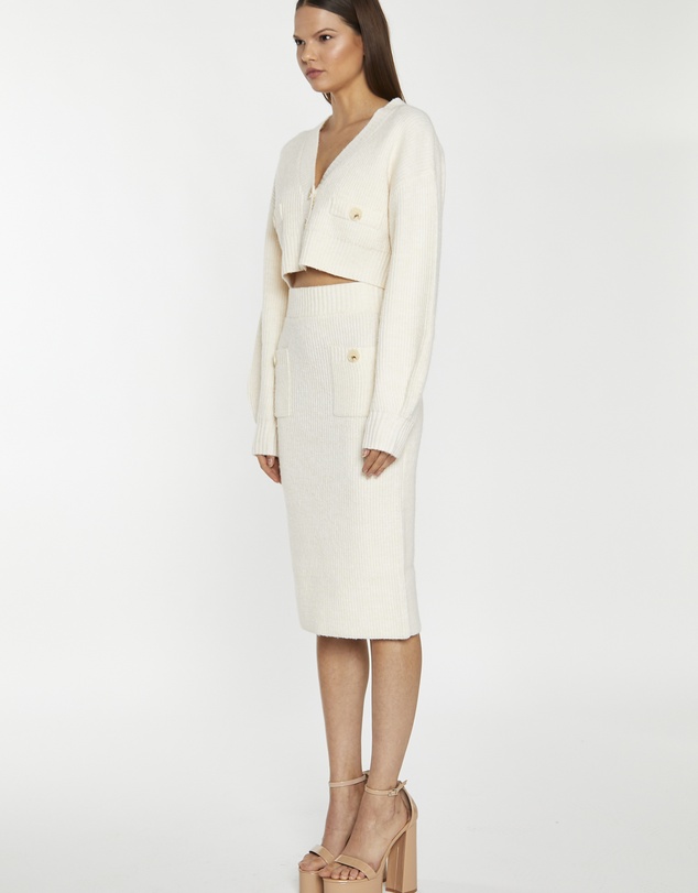 Glamorous - V neck cropped cardigan