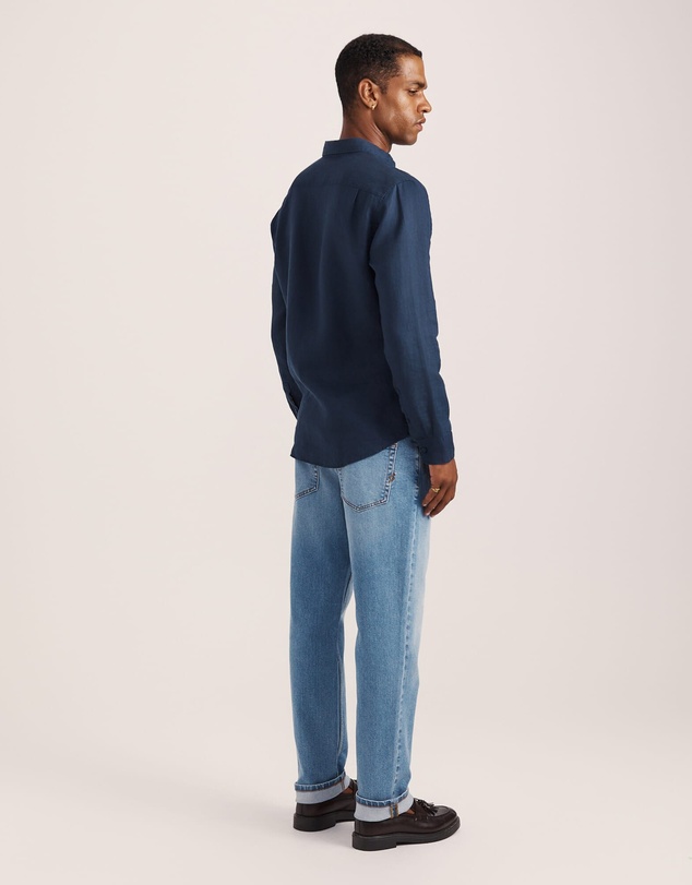 SABA - Anderson Long Sleeve Classic Linen Shirt