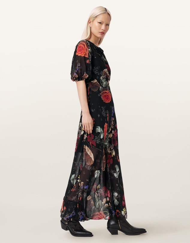 AllSaints - Tiwa Silk-Blend Dress