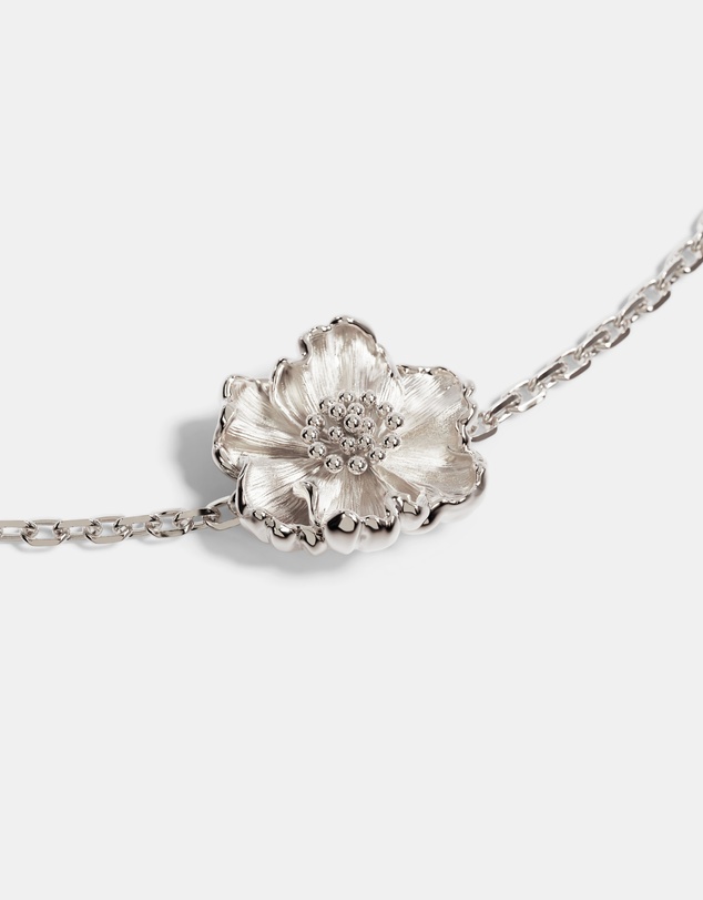 By Charlotte - Birth Flower Bracelet - Poppy August