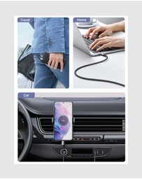 Ugreen - UGreen 3m USB-C to USB 2.0 Male Cable Space Gray – Fast Charging QC 3.0 Data Transfer