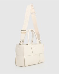 Belle & Bloom - Long Way Home Woven Tote - Cream