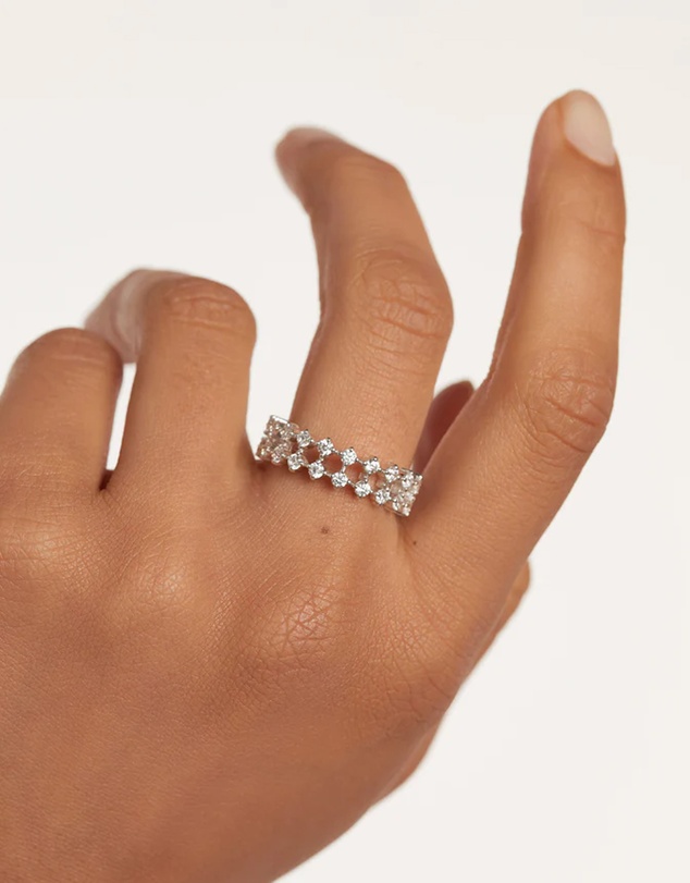 PDPAOLA - Slim Dumbo Silver Ring