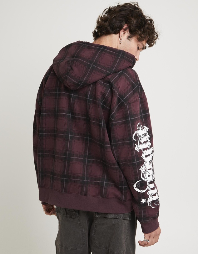 Insight - Yard Check Zip Through Hoodie