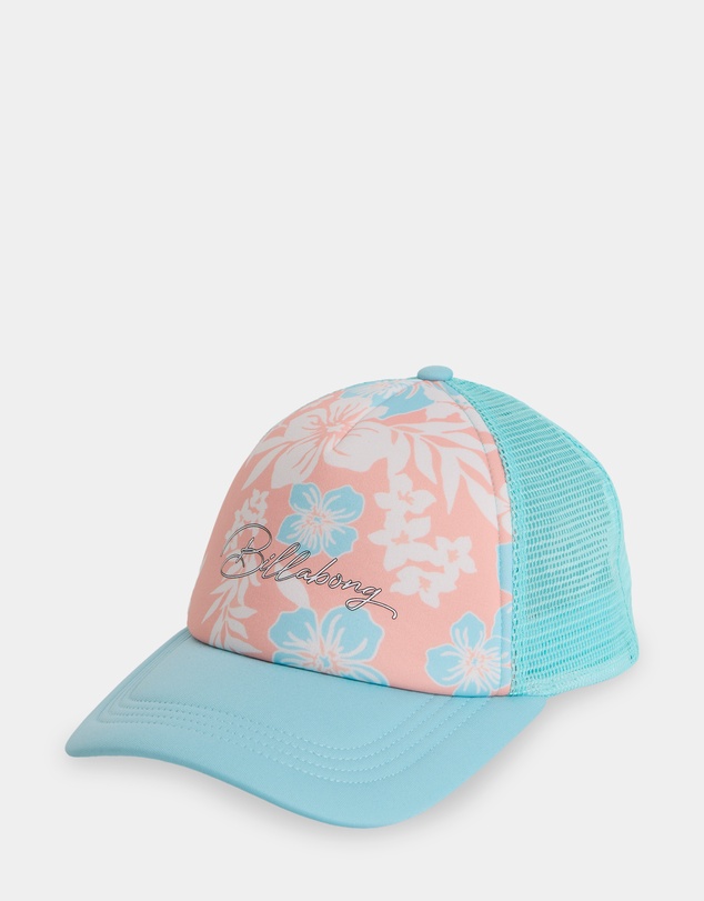 Billabong Kids - Girls 6 to 16 Hibiscus Haze Trucker Cap