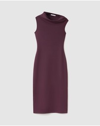 M.N.G - Asymmetrical Midi-Dress
