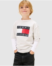 Tommy Hilfiger - Heritage Flag Print Jersey T-Shirt - Kids