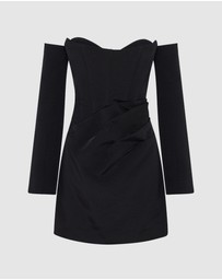 Shona Joy - Oakley Strapless Draped Mini Dress