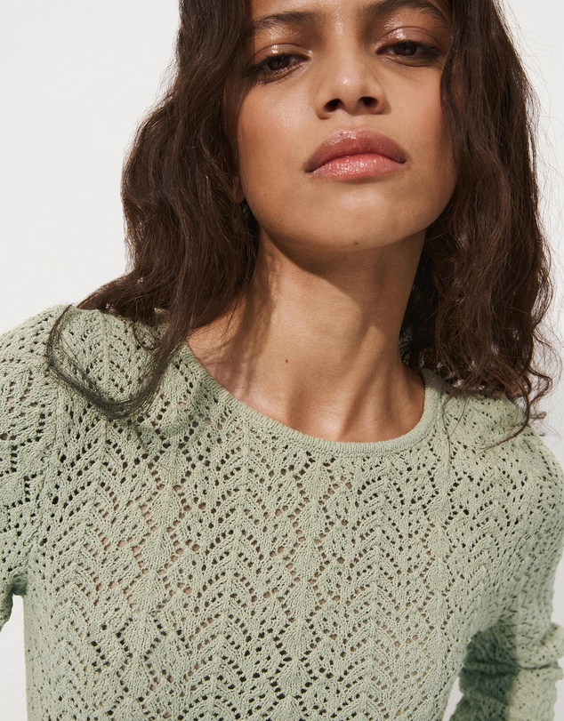 M.N.G - Crochet Dress with Back Neckline