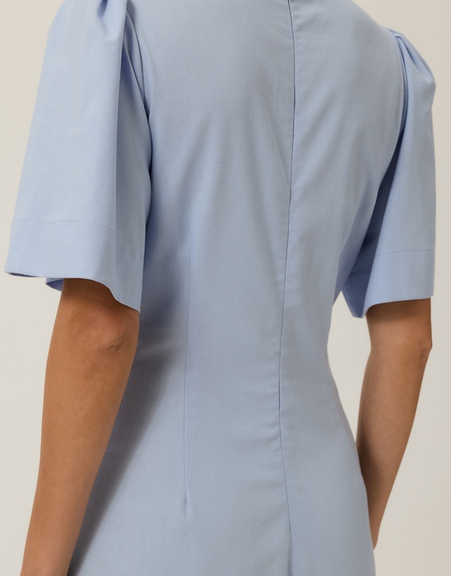Tussah - Zoe Pintuck Detail Flutter Sleeve Midi Dress