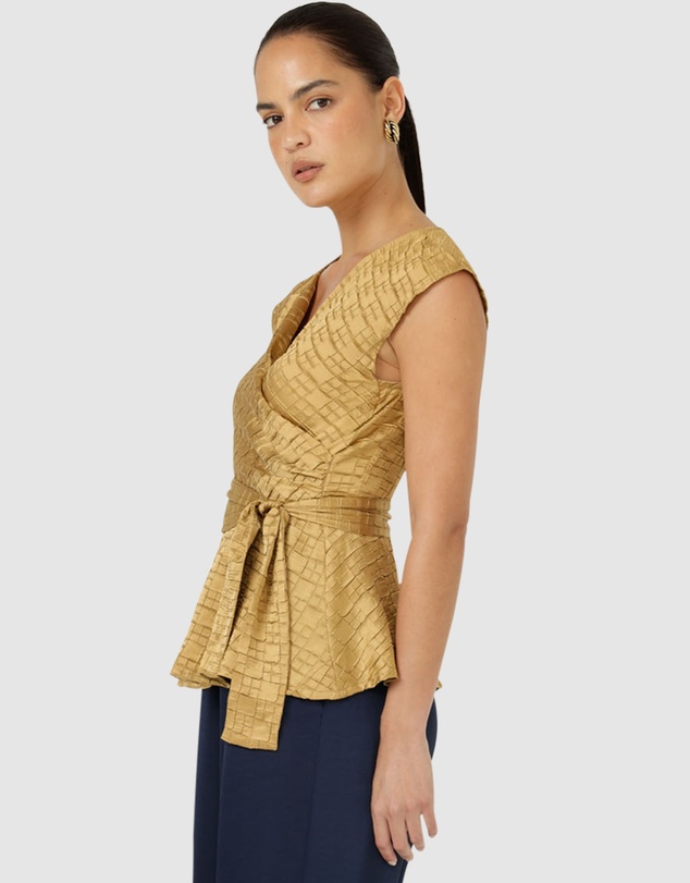 SACHA DRAKE - Sylvia Top In Gold