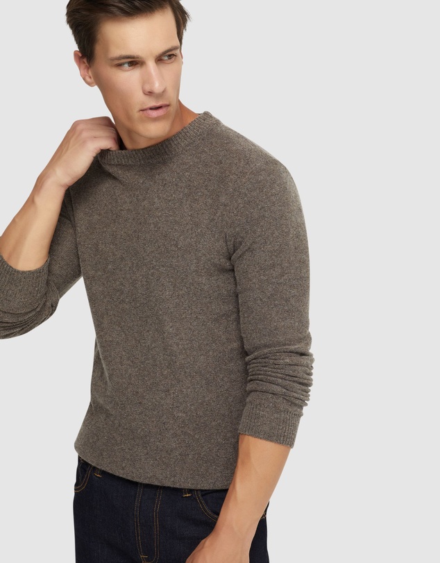 Oxford - Leon Crew Neck Wool Rich Knit