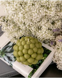 XRJ Celebrations - Bubble Ball Olive Candle
