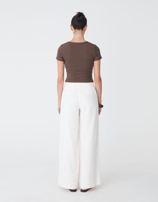 Forcast - Devon Scoop Neck Rib Tee