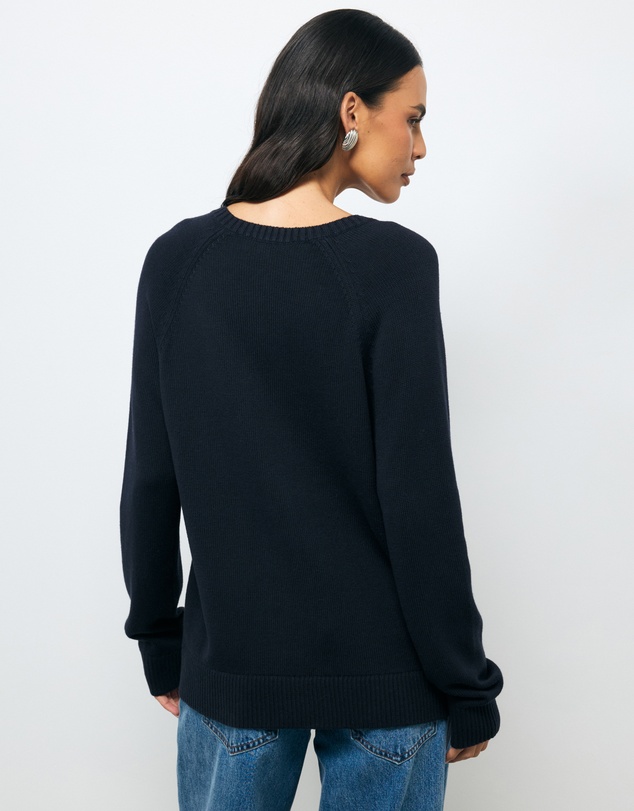 AERE - Nia Cotton Cashmere Blend Cardigan