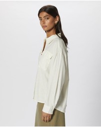 ONLY - Caro Linen Pocket Shirt