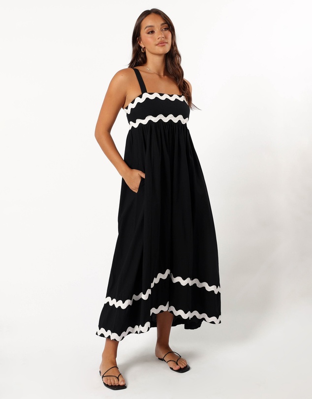 Petal & Pup - Reece Maxi Dress - Black