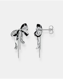 THOMAS SABO - Romance bow earrings blackened