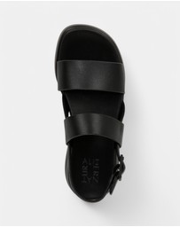 Naturalizer - Coast Sandal - Black Tumble