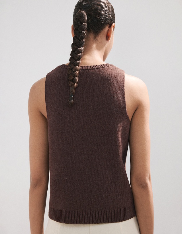 M.N.G - Beaded Detail Knitted Top