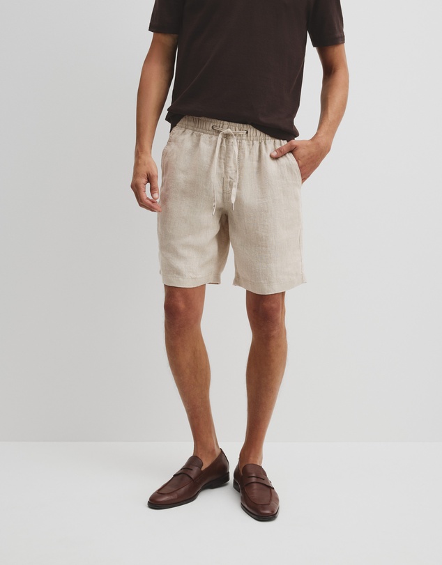 Country Road - Organically Grown Linen Drawcord Short
