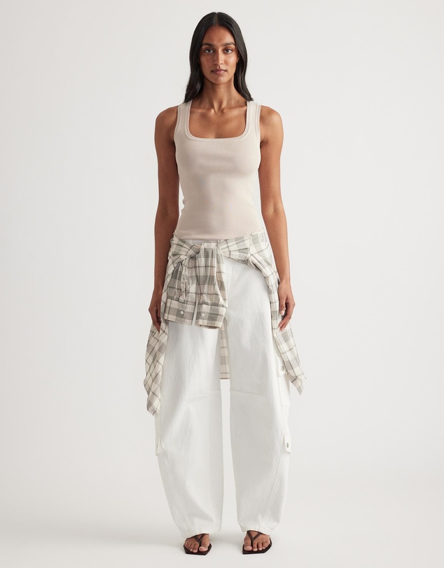 Decjuba - Holly Square Neck Knit Tank
