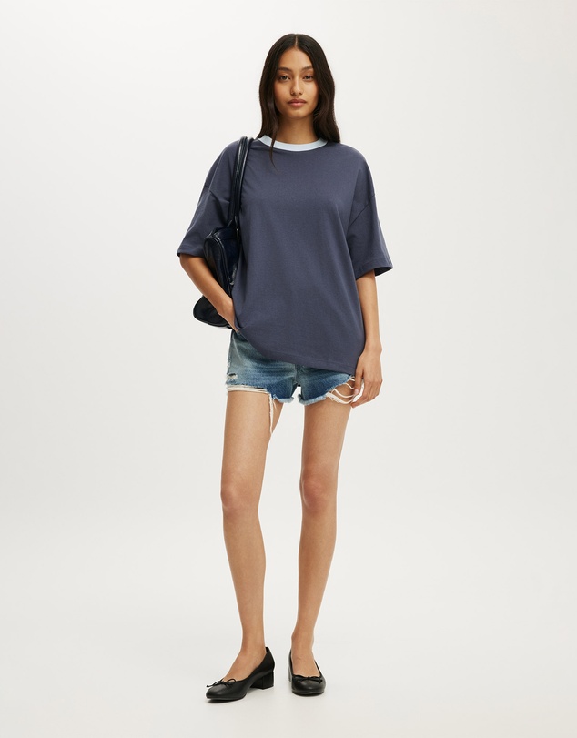 Cotton On - Boxy Short Sleeve Tee