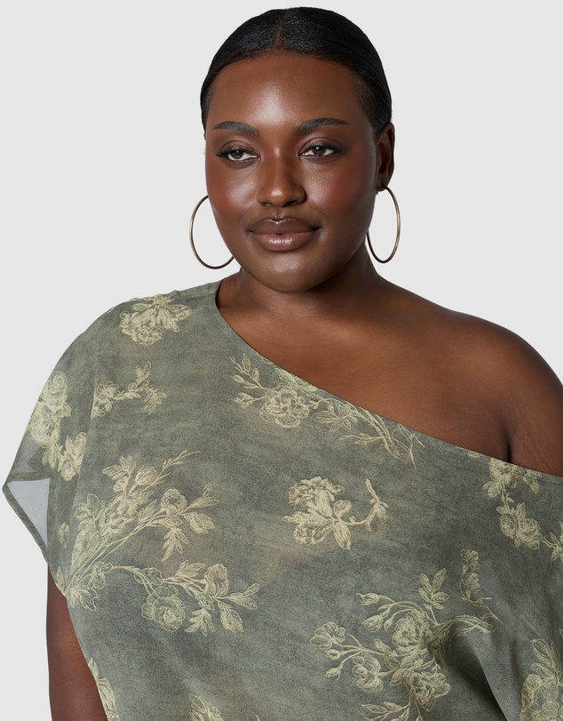Sunday In The City - Echo Floral Sheer Top