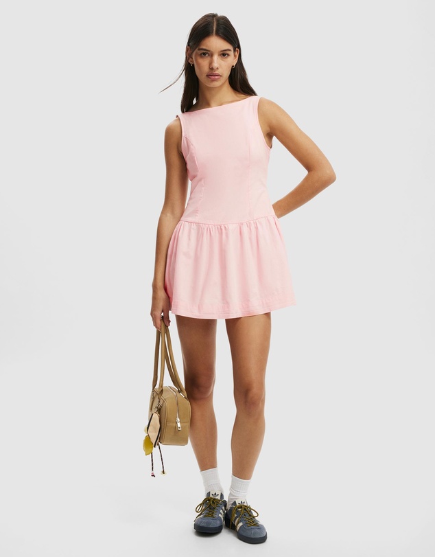 Cotton On - Mikki Drop Hem Mini Dress