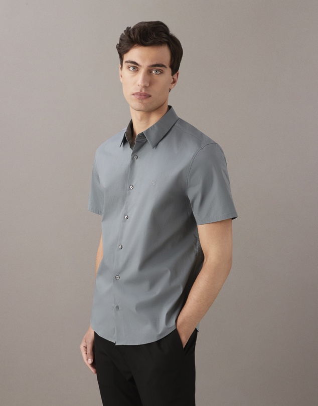 Calvin Klein - Cotton Stretch Classic Button Down Shirt