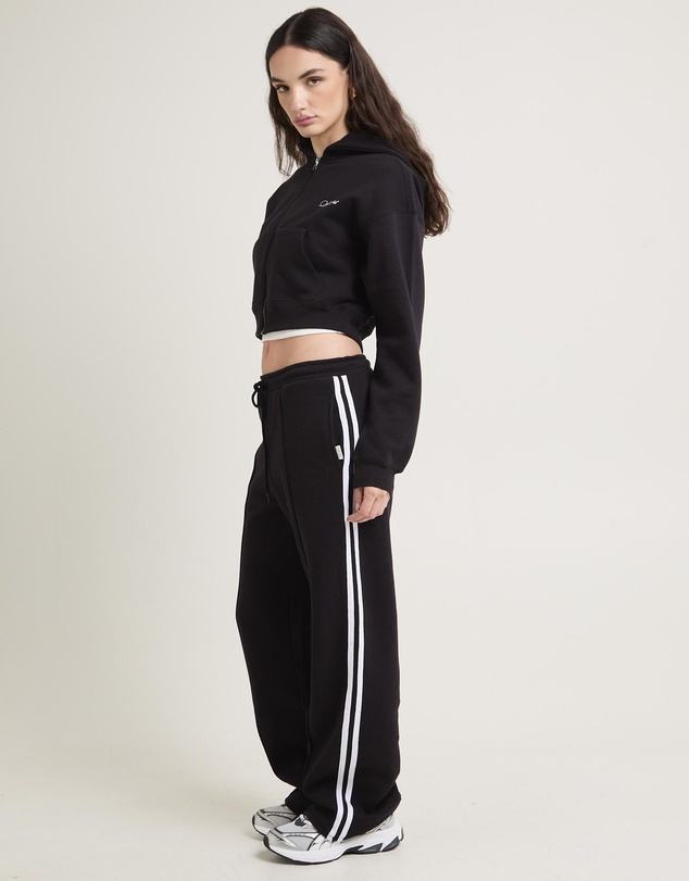 Subtitled - Cropped Zip Hoodie