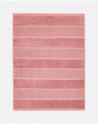 Linen House - Velour Stripe Bath Mat