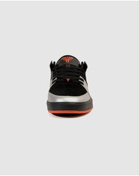 Fallen Footwear - Fallen Footwear Men Trooper Orange Fluro Chris Cole Shoes Black/Silver