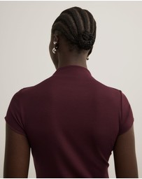 Witchery - High Neck Cap Sleeve T-shirt