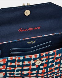 Wolf - Wolf Evie Collection Large Bag with Funky Town Print