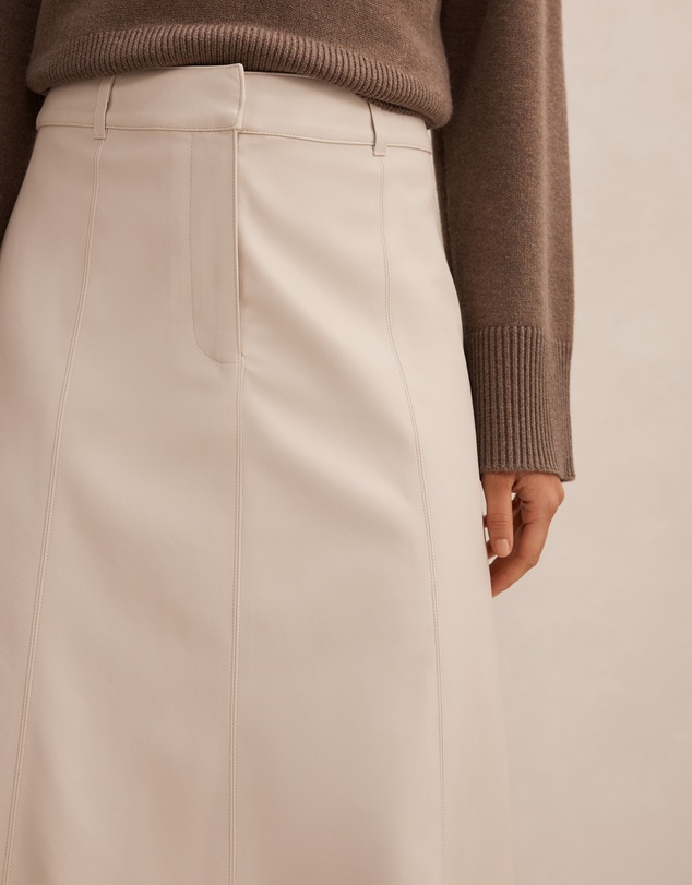 Forever New - Isla Vegan Leather Midi Skirt